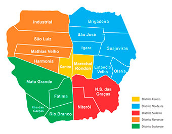 Mapa Canoas